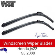 Windscreen Wiper Blades For Honda JAZZ GE 2008 -on - Aero Teflon Rubber Design BRAUMACH Auto Parts & Accessories 