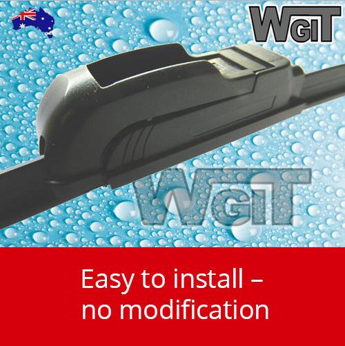 Windscreen Wiper Blades For Honda JAZZ GE 2008 -on - Aero Teflon Rubber Design BRAUMACH Auto Parts & Accessories 