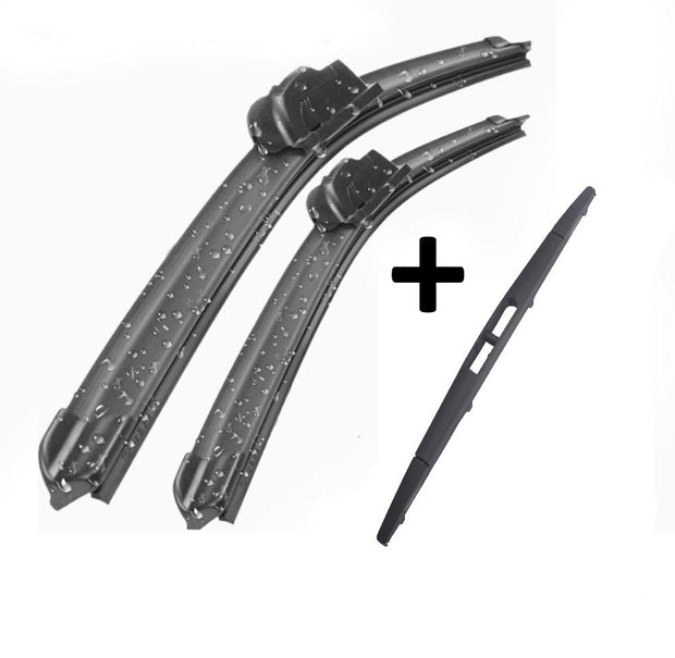 Wiper Blades Aero For BMW X5 SUV 2013-2016 FRT PAIR & REAR 3xBLS BRAUMACH Auto Parts & Accessories 