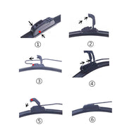 Wiper Blades Aero For Ford Cortina SEDAN 1971-1977 FRONT PAIR BRAUMACH Auto Parts & Accessories 
