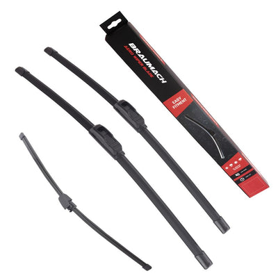 Wiper Blades Aero For Volkswagen Caravelle T5 VAN 2008-2012 FRONT PAIR & REAR BRAUMACH Auto Parts & Accessories 