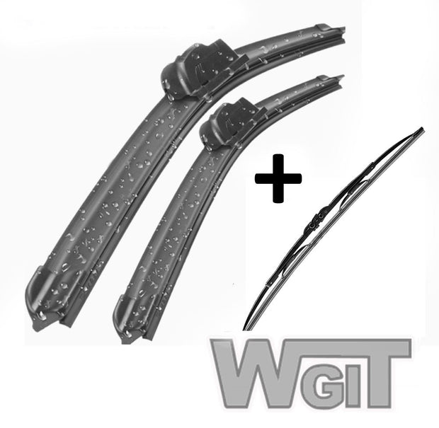 Wiper Blades Aero For Volvo V70 WAGON 1997-2000 FRONT PAIR & REAR 3 x BLADES BRAUMACH Auto Parts & Accessories 