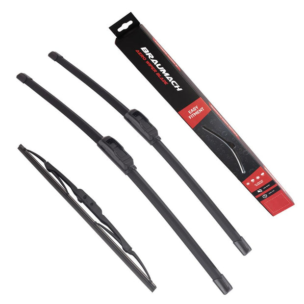 Wiper Blades Aero Ford Fairmont (For EA, EB, ED) WAGON 1988-1994 FRONT PAIR & REAR BRAUMACH Auto Parts & Accessories 