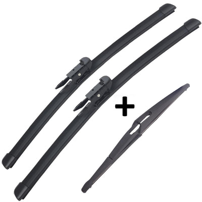 Wiper Blades Aero ForFiat Punto Hatch 2005-2015 FRT PAIR & REAR 3 x BLADES BRAUMACH Auto Parts & Accessories 