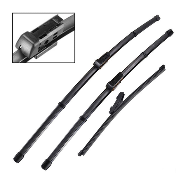 Wiper Blades Aero ForFord Mondeo Hatch 2013-2015 FRT PAIR & REAR 3 x BLADES BRAUMACH Auto Parts & Accessories 