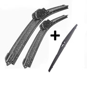 Wiper Blades Aero ForKia Picanto Hatch 2003-2011 FRT PAIR & REAR 3 x BLADES BRAUMACH Auto Parts & Accessories 