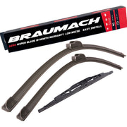 Wiper Blades Aero Honda Accord (For S8) HATCH 1977-1983 FRONT PAIR & REAR BRAUMACH Auto Parts & Accessories 