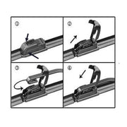 Wiper Blades Aero Mazda Mazda2 (For DJ) HATCH 2014-2020 FRONT PAIR & REAR BRAUMACH Auto Parts & Accessories 