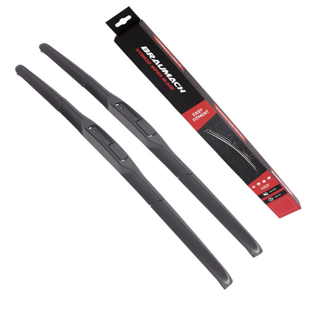 Wiper Blades Hybrid Aero Dodge Caliber (For PM) HATCH 2006-2012 FRONT PAIR & REAR BRAUMACH Auto Parts & Accessories 