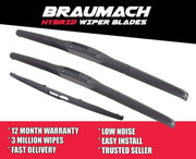 Wiper Blades Hybrid Aero For Renault Scenic RX4 HATCH 2000-2003 FRONT PAIR & REAR BRAUMACH Auto Parts & Accessories 