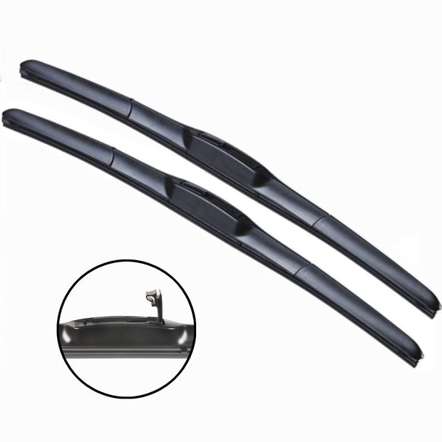 Wiper Blades Hybrid Aero For Toyota Landcruiser (For 100 Series) SUV 1998-2002 FRONT PAIR BRAUMACH Auto Parts & Accessories 