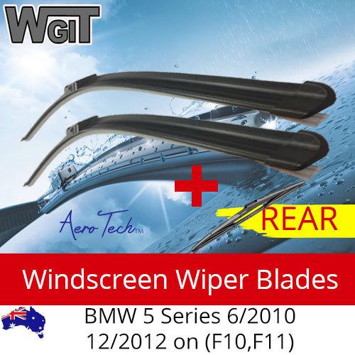 Wiper Blades Kit Front Rear For for BMW 5 Series 6-2010-12-2016 on (F10,F11) BRAUMACH Auto Parts & Accessories 