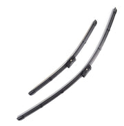 Wiper Blades Kit Front Rear For for FORD Fiesta 2009-2012 (WS WT WZ)-Aero 3 Blades BRAUMACH Auto Parts & Accessories 