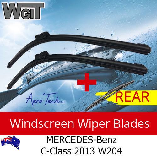 Wiper Blades Kit Front Rear For for MERCEDES-Benz C-Class 2013 W204 - 3 Blades BRAUMACH Auto Parts & Accessories 