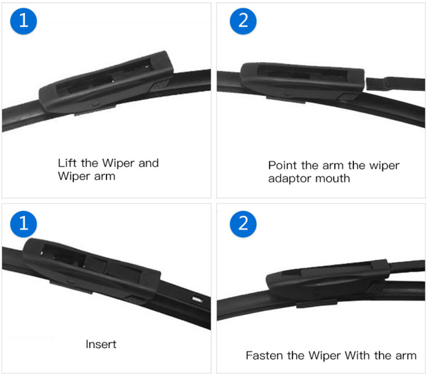 MINI Cooper Wiper Blades Aero For R56 HATCH 2012-2013 FRT PAIR 2 x BLADES